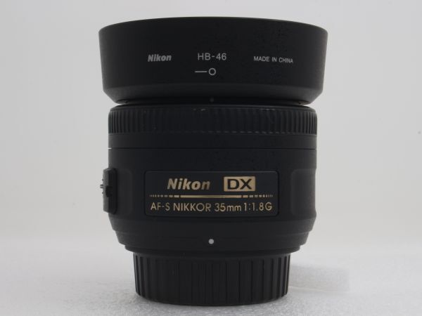 Nikon AF-S DX NIKKOR 35mm F1.8 G 　ニコン 単焦点 元箱・レンズフード・説明書付 美品_画像8