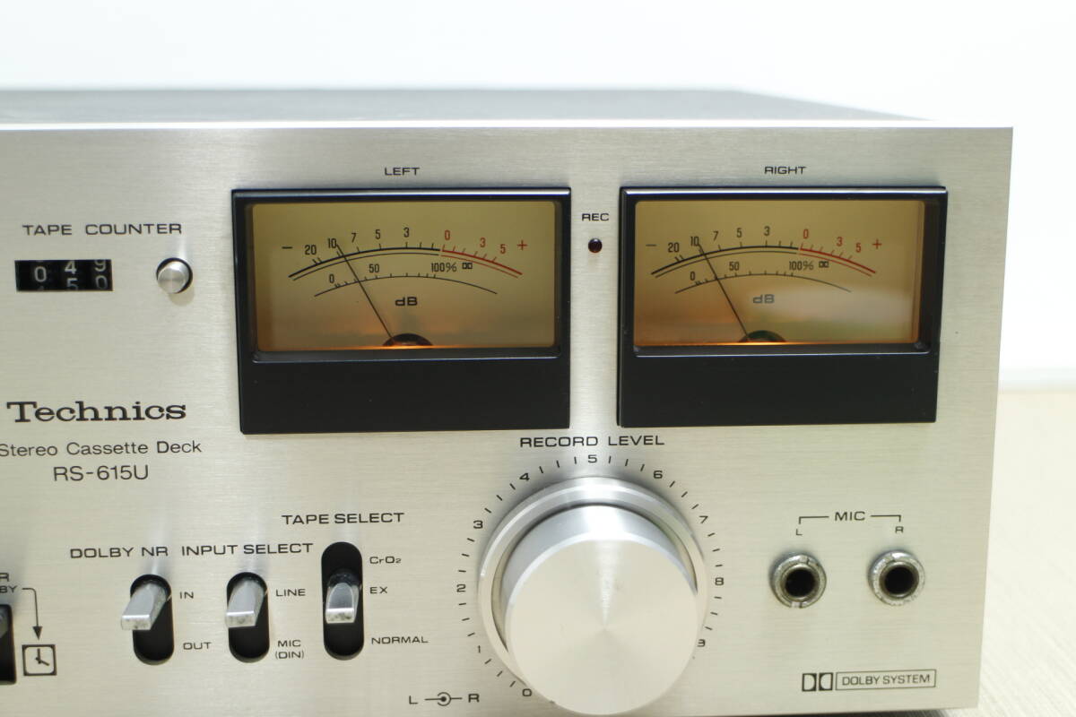 M-XB-431 Technics RS-615U 水平駆動 カセットデッキ 整備品 M-XB-431 Technics RS-615U 水平駆動 カセットデッキ 整備品