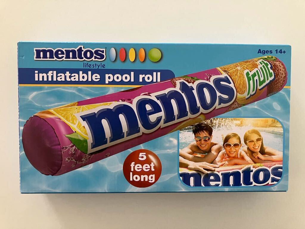 mentos(メントス)inflatable pool roll/5feet long /インフレータブル/浮き輪_画像1