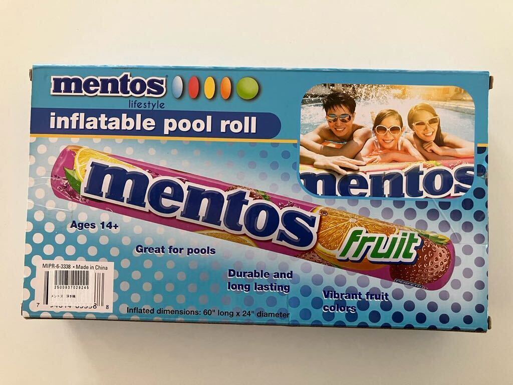 mentos(メントス)inflatable pool roll/5feet long /インフレータブル/浮き輪_画像2