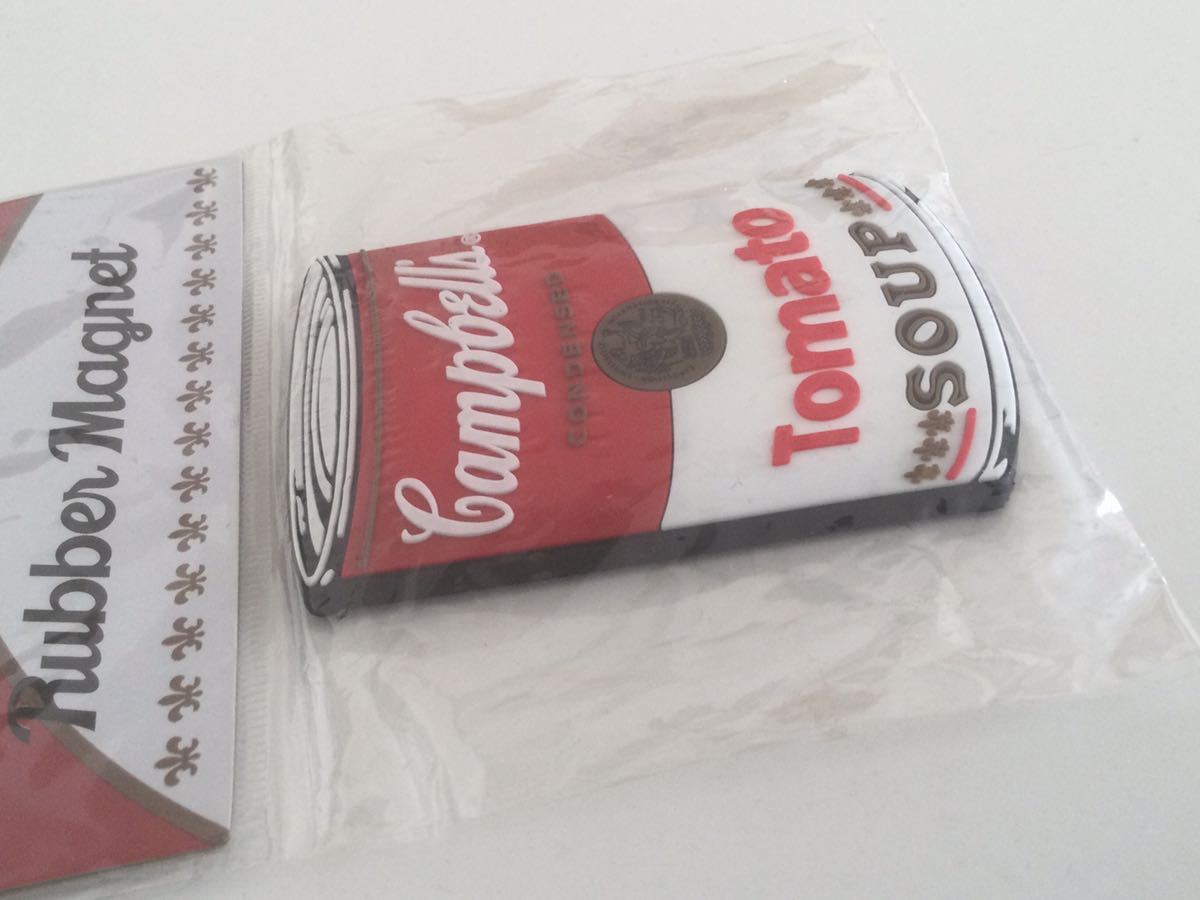 ●Campbell's(キャンベル トマトスープ)缶の形のマグネット/5.5×8.7cm/ラバー_画像4