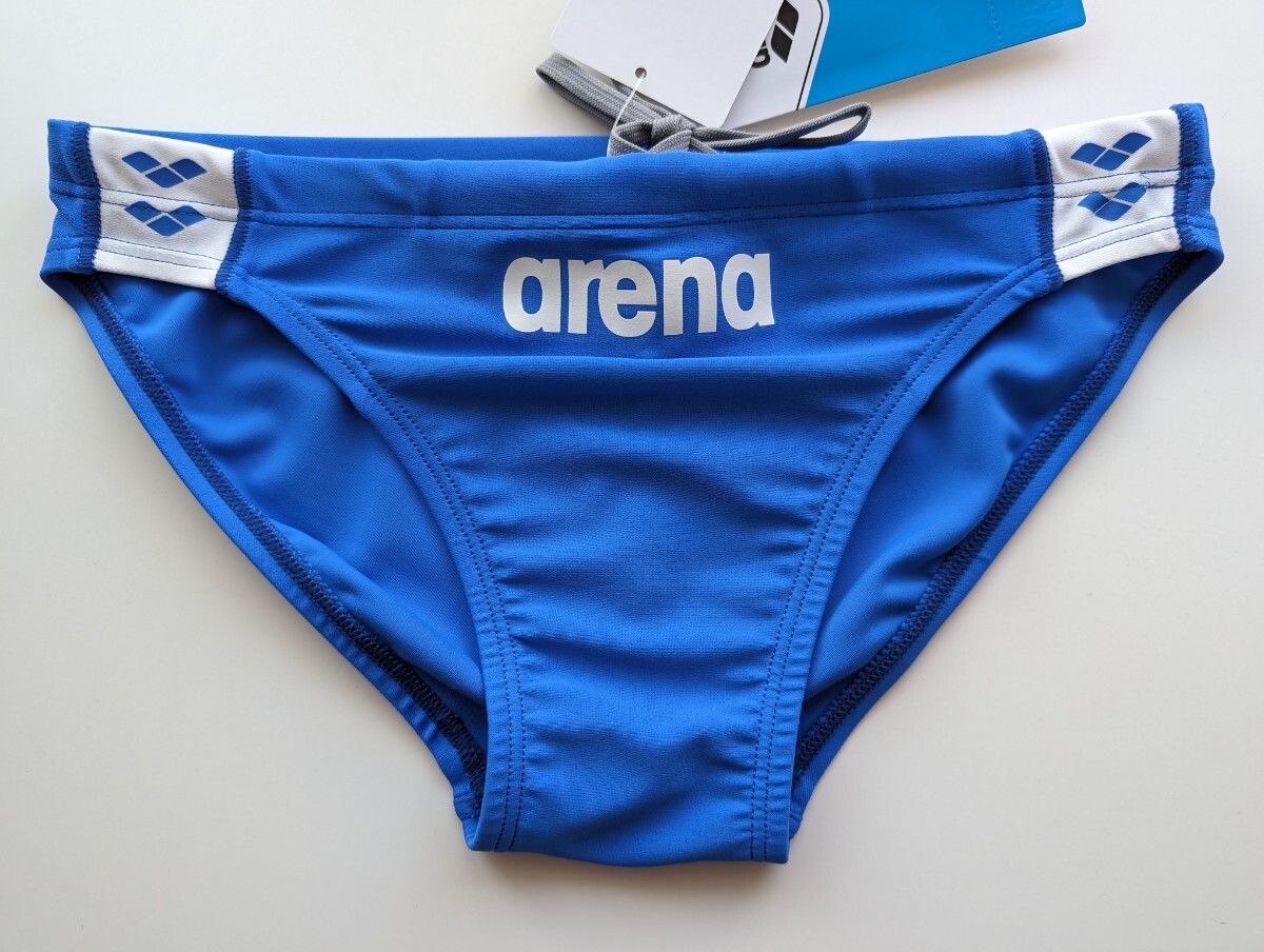 新品未使用 Мサイズ arena アリーナ 競泳水着 競パン SPEEDO ブルー 男子 廃盤の画像2