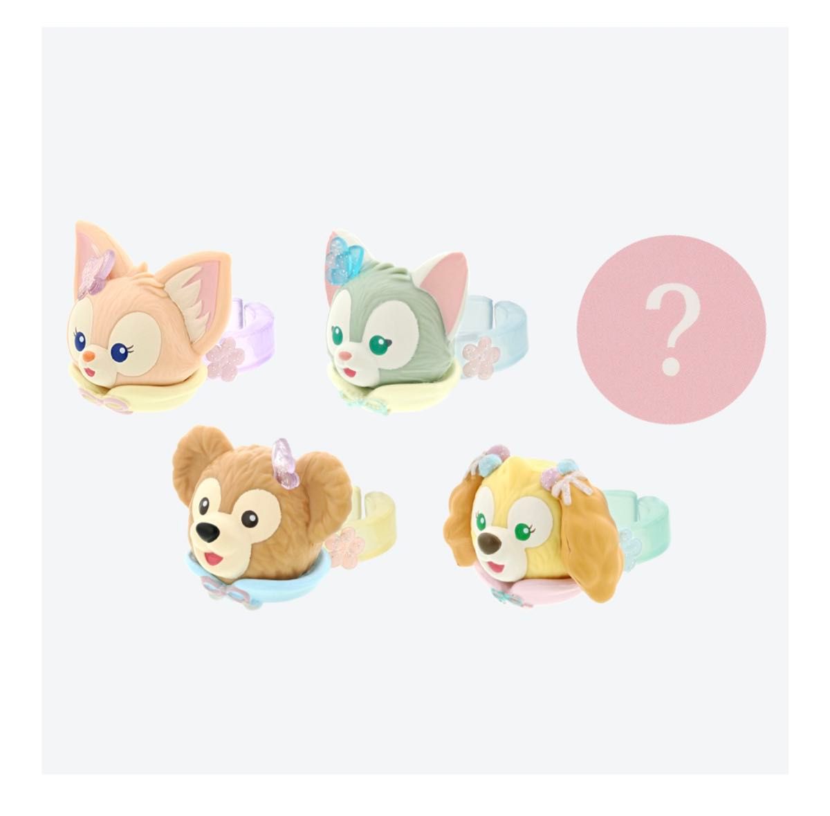 ダッフィ フレンズ カム ファインド スプリング リング5個