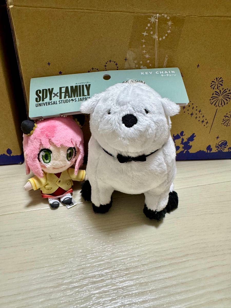 SPY×FAMILY ユニバ usj 限定 ぬいぐるみキーホルダー  アーニャ ボンド スパイファミリー キーチェーン　セット