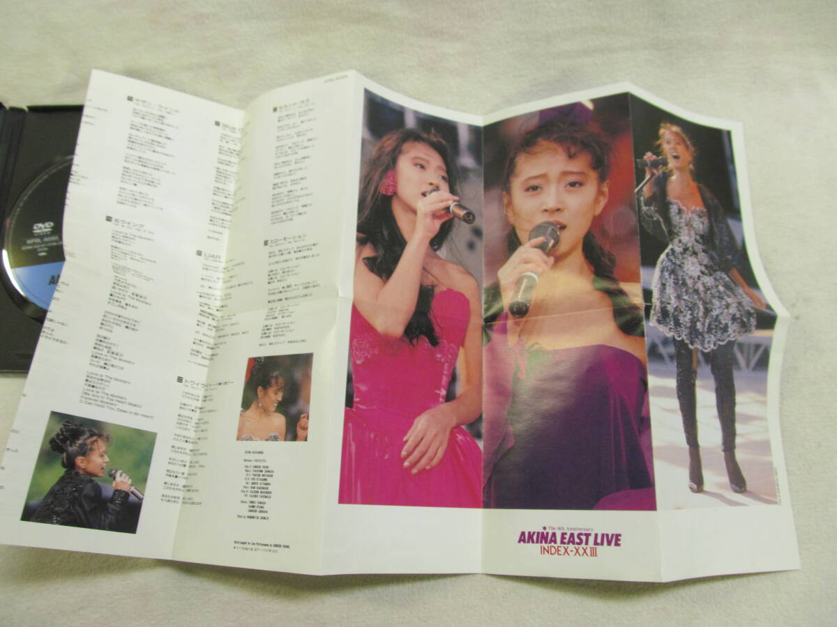 DVD 中森明菜 the 8th anniversary AKINA EAST LIVE INDEX-XXⅢの画像5