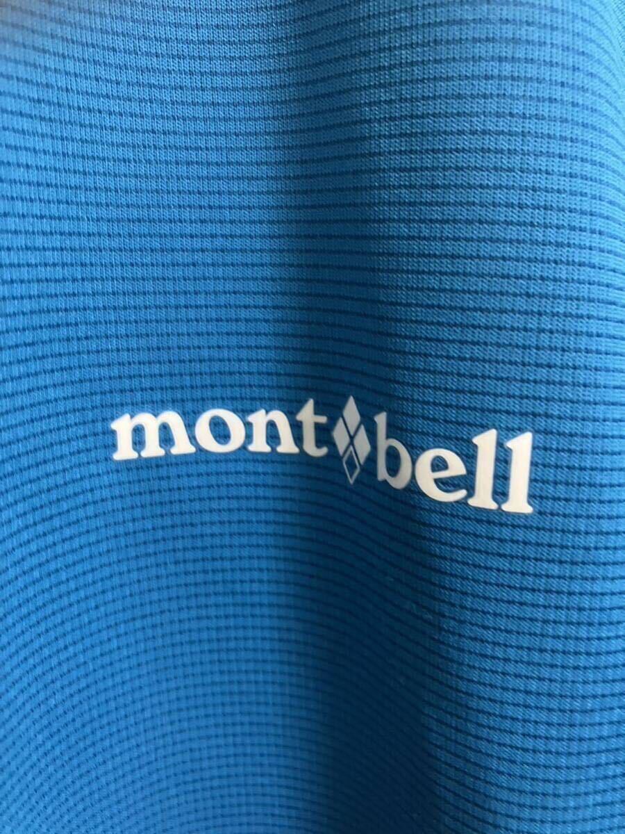 mont-bell ／モンベル/クールT Men's/美品/少々難あり/ブルーグリーン(BGN)/M（男性用）の画像3