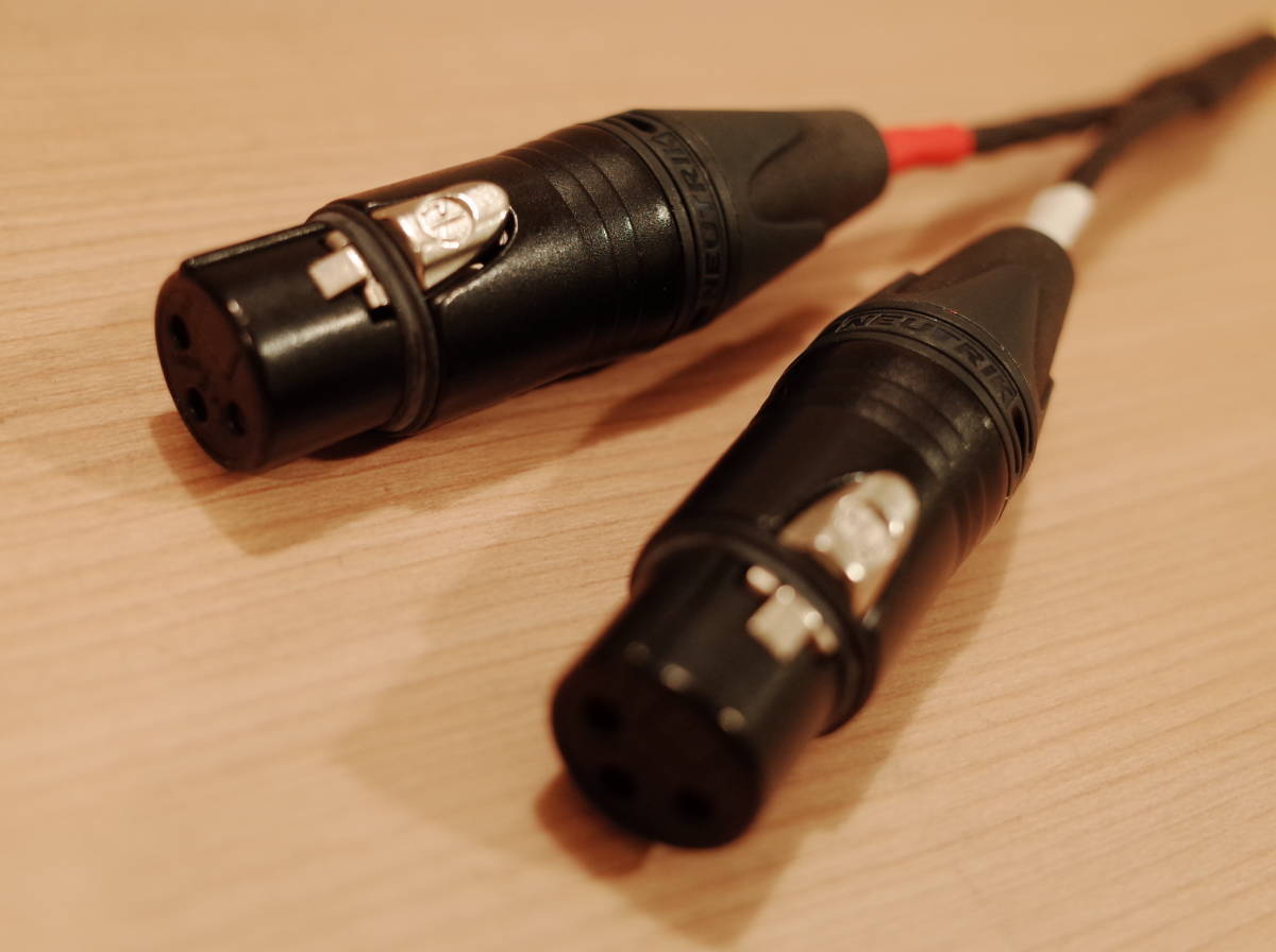 * MOGAMI 2534 XLR2 female - stereo Mini plug 3.5mm conversion cable 2m Y cable gilding NYS231BG-LL NC3FXX-B brand - length modification possible 