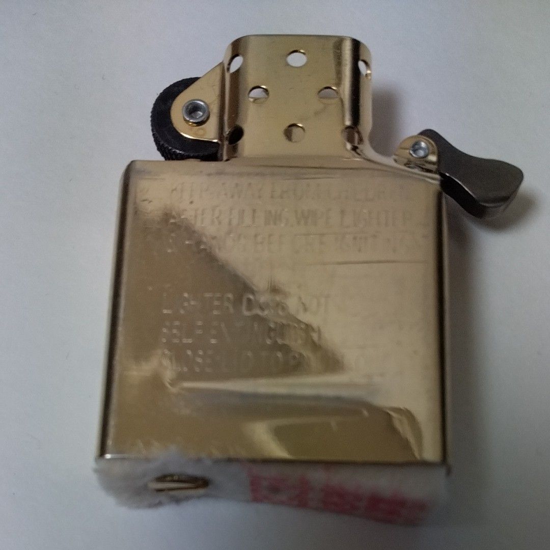 ZIPPO GOLD INSIDE UNIT 純正ゴールドインナー レギュラーサイズ 交換用 中身 インサイドユニット