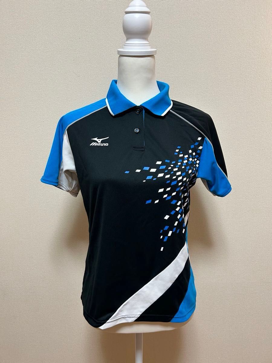 (ミズノ)MIZUNO テニスウエア ゲームシャツ ソフトテニス[レディース] 半袖Tシャツ ユニフォーム ポロシャツ Ｌサイズ