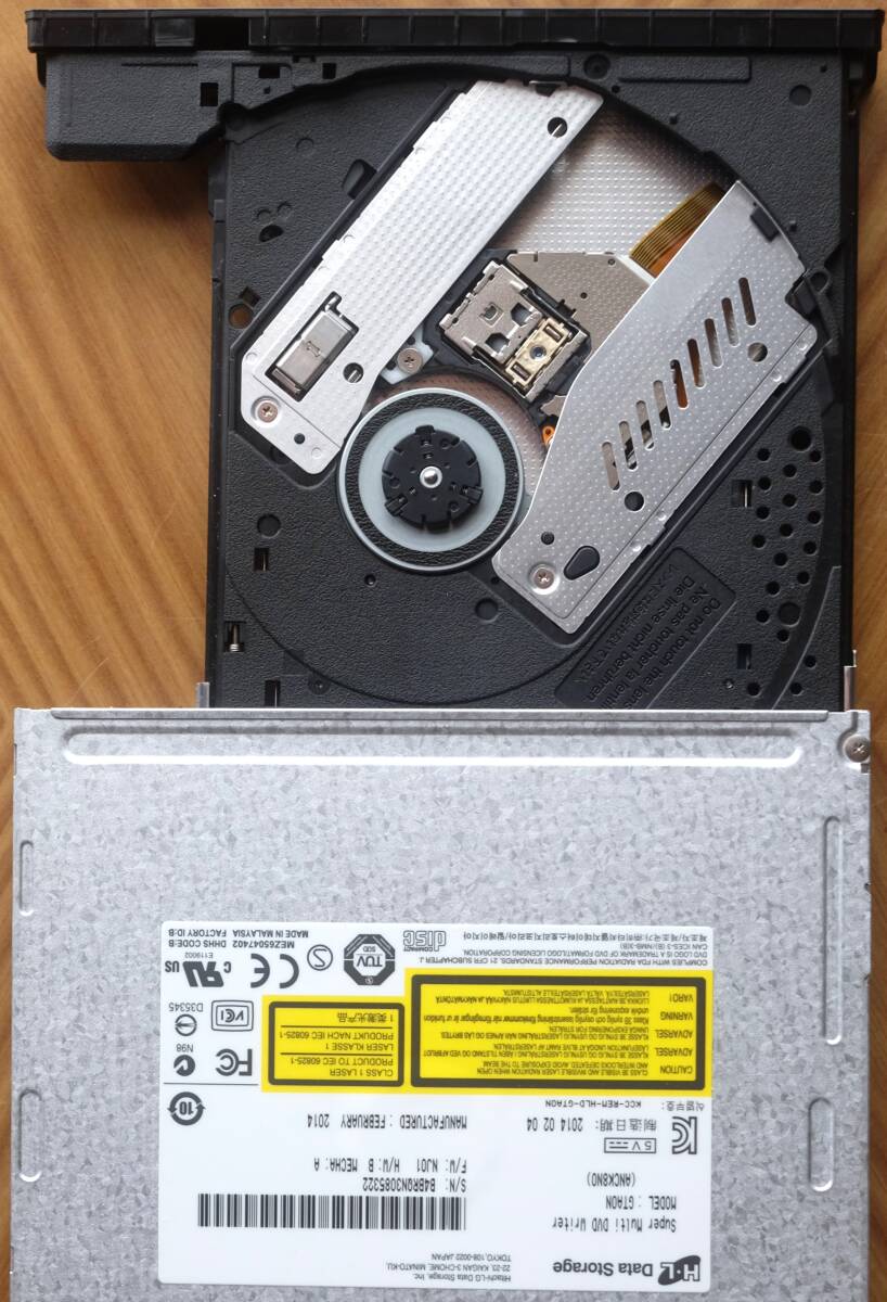 DVDスーパーマルチドライブ SATA 12.7mm ：H-L Data Storage GTA0Nの画像4