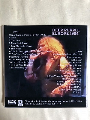 GLENN HUGHES DVD VIDEO DEEP PURPLE EUROPE 1994 2枚組 同梱可能の画像2