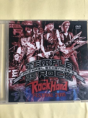Michael Schenker DVD VIDEO Temple Of Rock - Rock Hard Festival 2015 1枚組 同梱可能の画像1