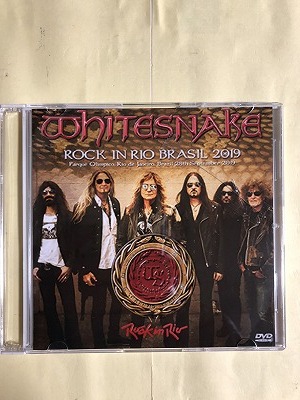 WHITESNAKE DVD VIDEO ROCK IN RIO 2019 1 sheets set including in a package possibility 