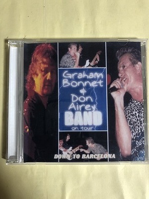 Graham Bonnet & Don Airey Band CD Live In Barcelona 2001 2 sheets set including in a package possibility 