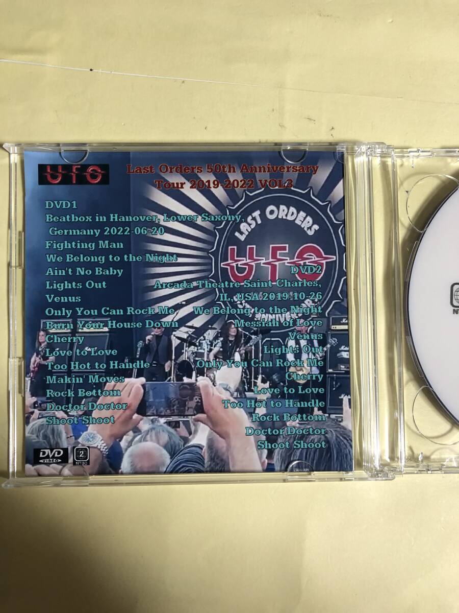 UFO DVD VIDEO LAST ORDERS TOUR 2019-2022 VOL3 2 sheets set including in a package possibility 