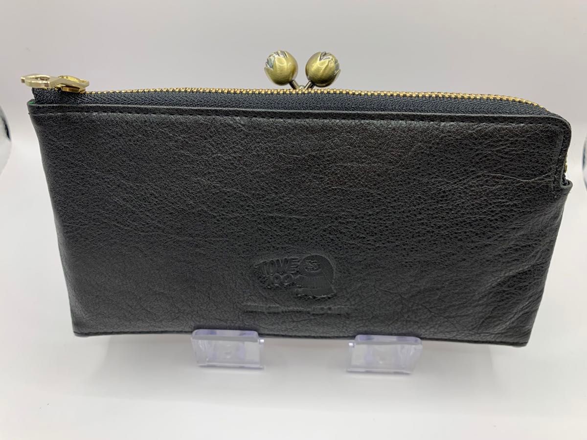 未使用アナスイ ANNA SUI x ムーミン 長財布 がま口 ムーミン 黒 未使用アナスイ ANNA SUI x ムーミン 長財布 がま口 ムーミン 黒