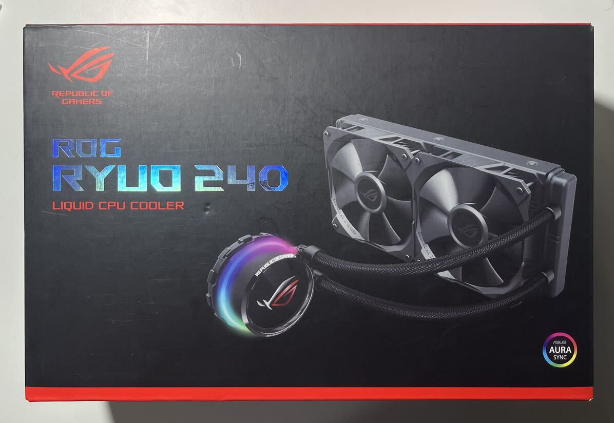 ASUS ROG RYUO 240 簡易水冷 CPUクーラー_画像1