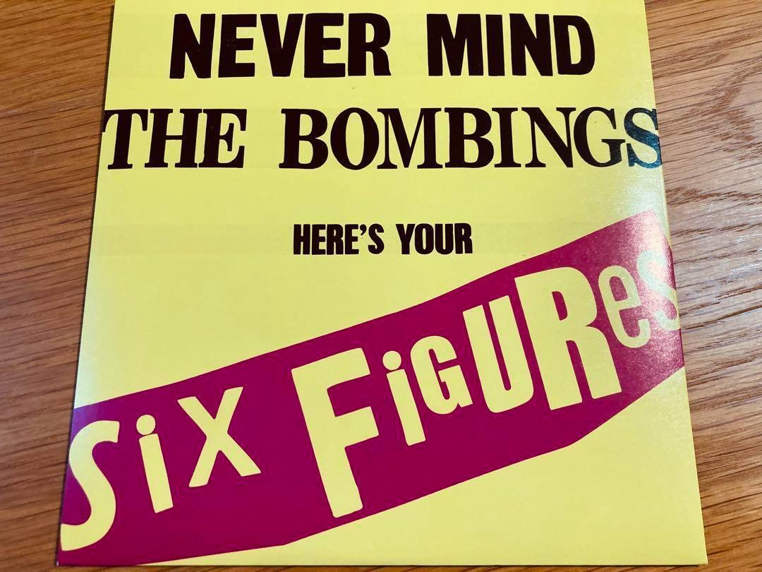 NEVER MIND THE BOMBINGS SIX FIGURES 7インチ punk hardcore sex pistols 666 seditionaries_画像1