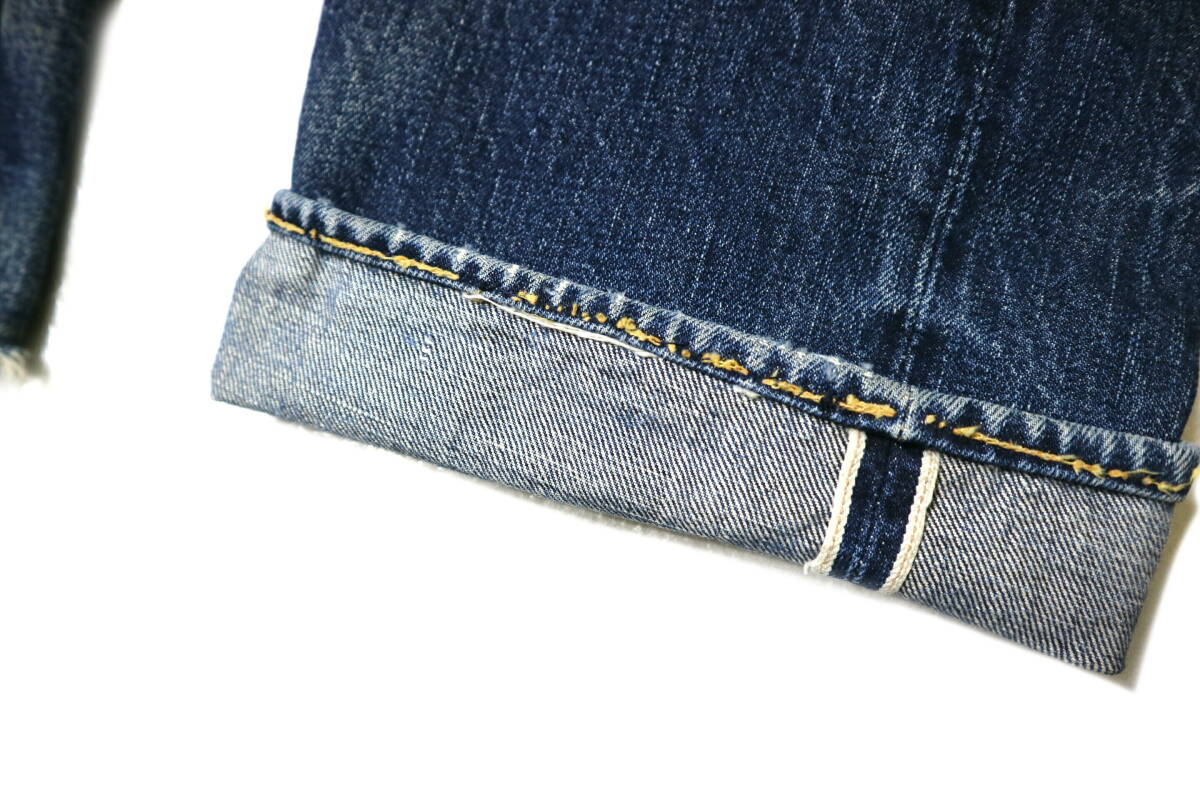 訳あり/革パッチ！◆DENIME ドゥニーム XXモデル ヴィンテージレプリカ デニムジーンズ◆W33（ウエスト81センチまで、股下84.5 ）_画像5