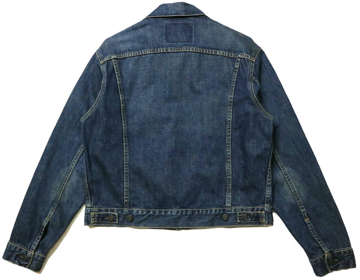 かなり良好！◆’97年 香港製 Levi's リーバイス 71557-02 デニムジャケット◆42/ゆったりL-LLサイズ相当（身長178-180センチ位）の画像2