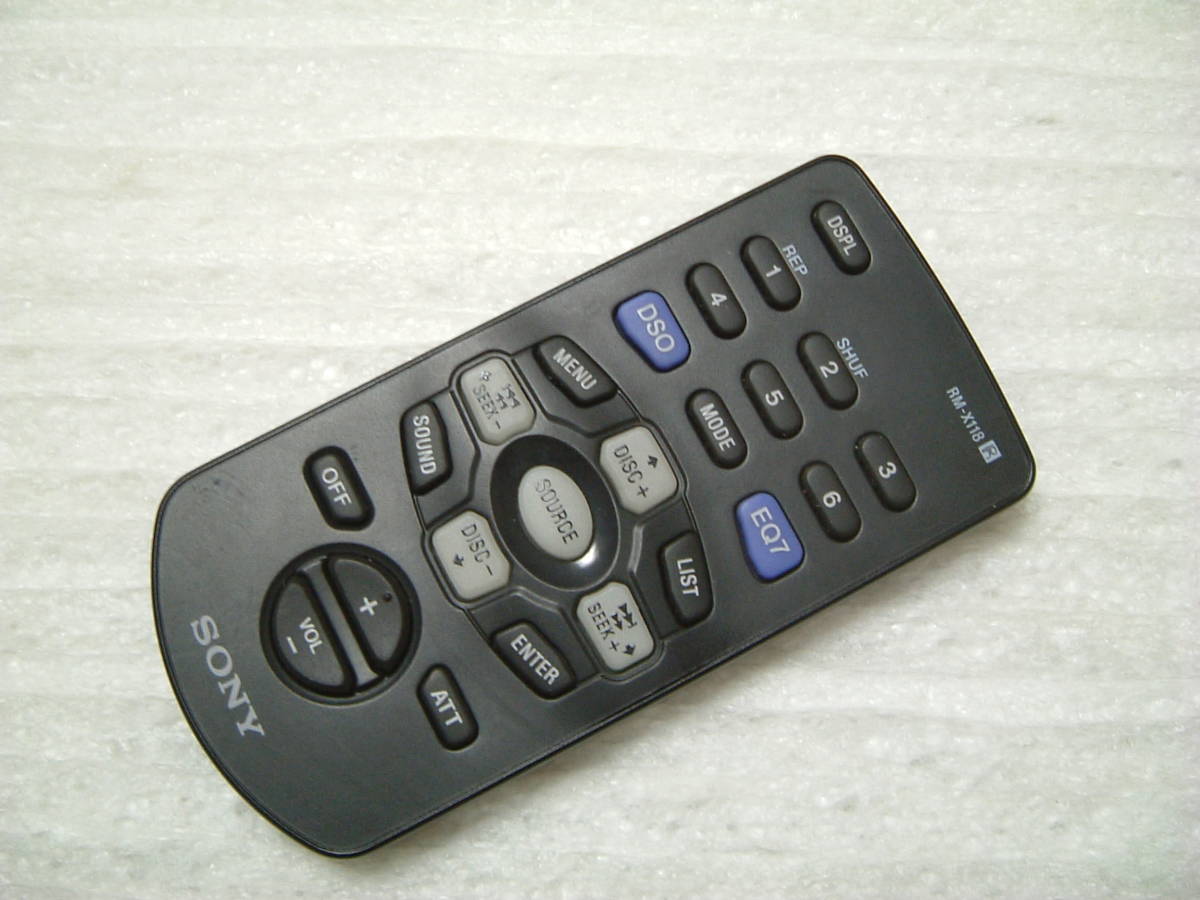 ** Sony SONY remote control RM-X118 work properly beautiful goods **