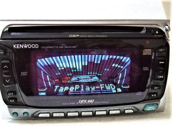 ★ KENWOOD CD/カセットプレーヤー DPX-４４０ グライコ O/H済み 完動品 ★の画像3