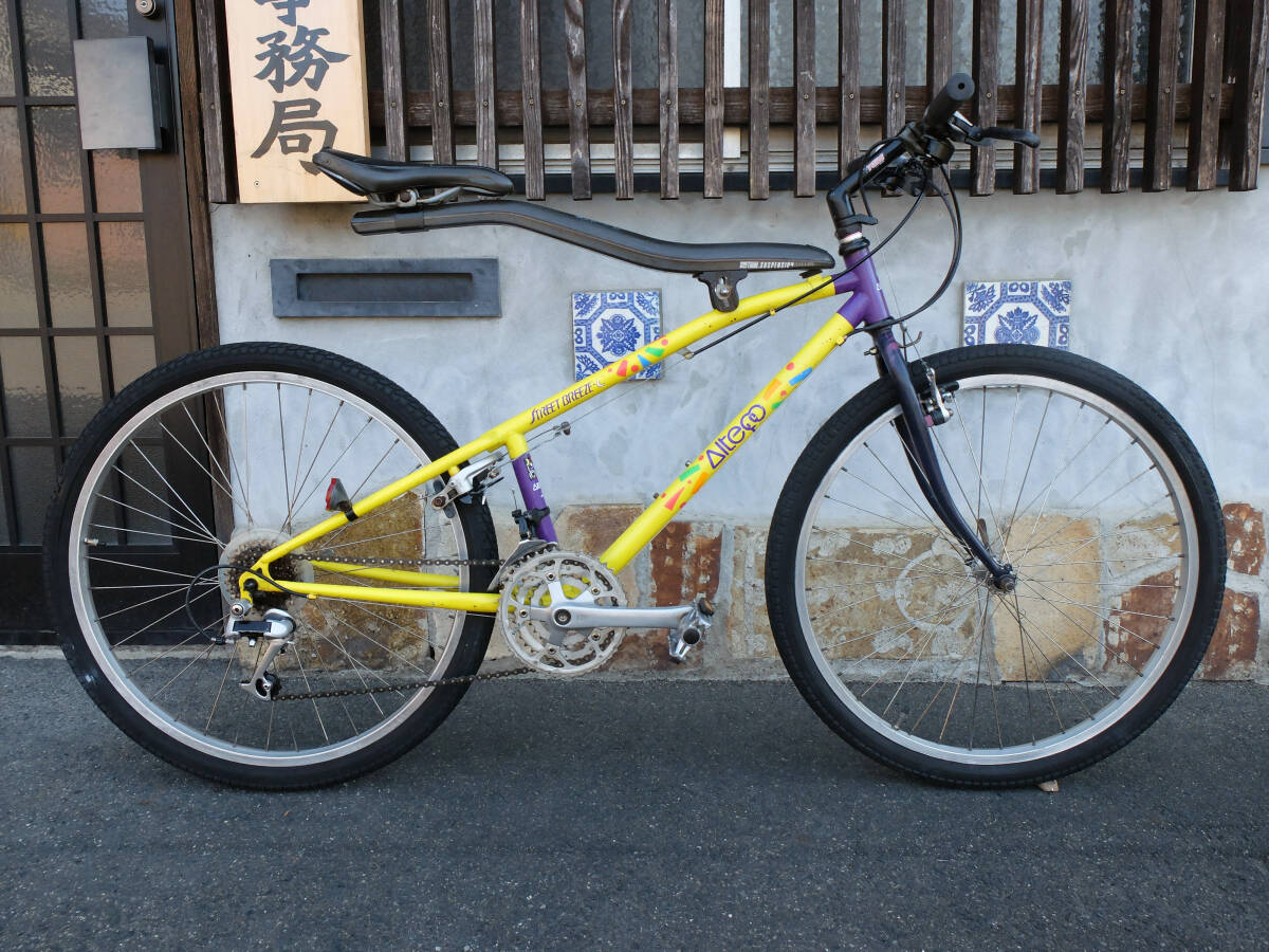 90's Old MTB MIZUNO ミズノ Altepo アルテポ STREET BREEZE-C 米国Soft Ride社のビームサスペンション/Deole LX/乗り心地は良好です♪の画像1