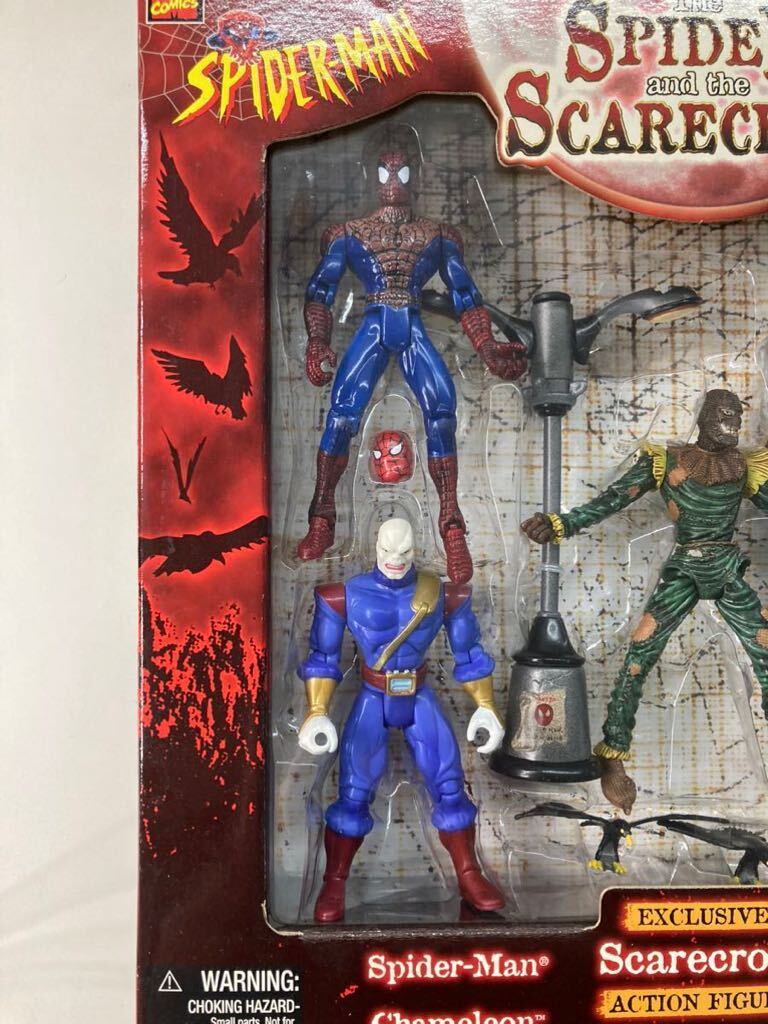 ★ TOYBIZ スパイダーマン ピーター・パーカー スケアクロウ カメレオン アクションフィギュア マーベル アベンジャーズ トイビズ アメコミ_画像2