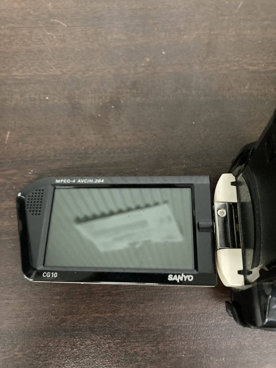 ★ SANYO サンヨー 三洋電機 デジタルムービーカメラ DMX-CG10型 コンパクト 動作未確認_画像7