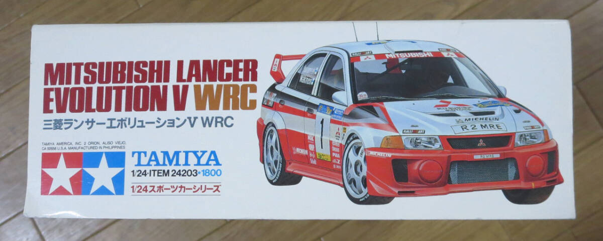 タミヤ 1/24 三菱ランサー エボリューションⅤ WRC / MITSUBISHI LANCER EVOLUTION V WRCの画像2