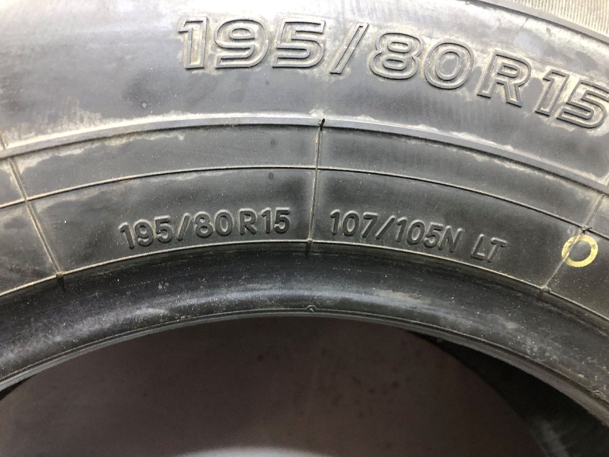 トーヨー デルベックス 935 195/80R15 107/105LT 4本 2022年製 2788 スタッドレスタイヤ (沖縄県・離島は発送不可)_画像8