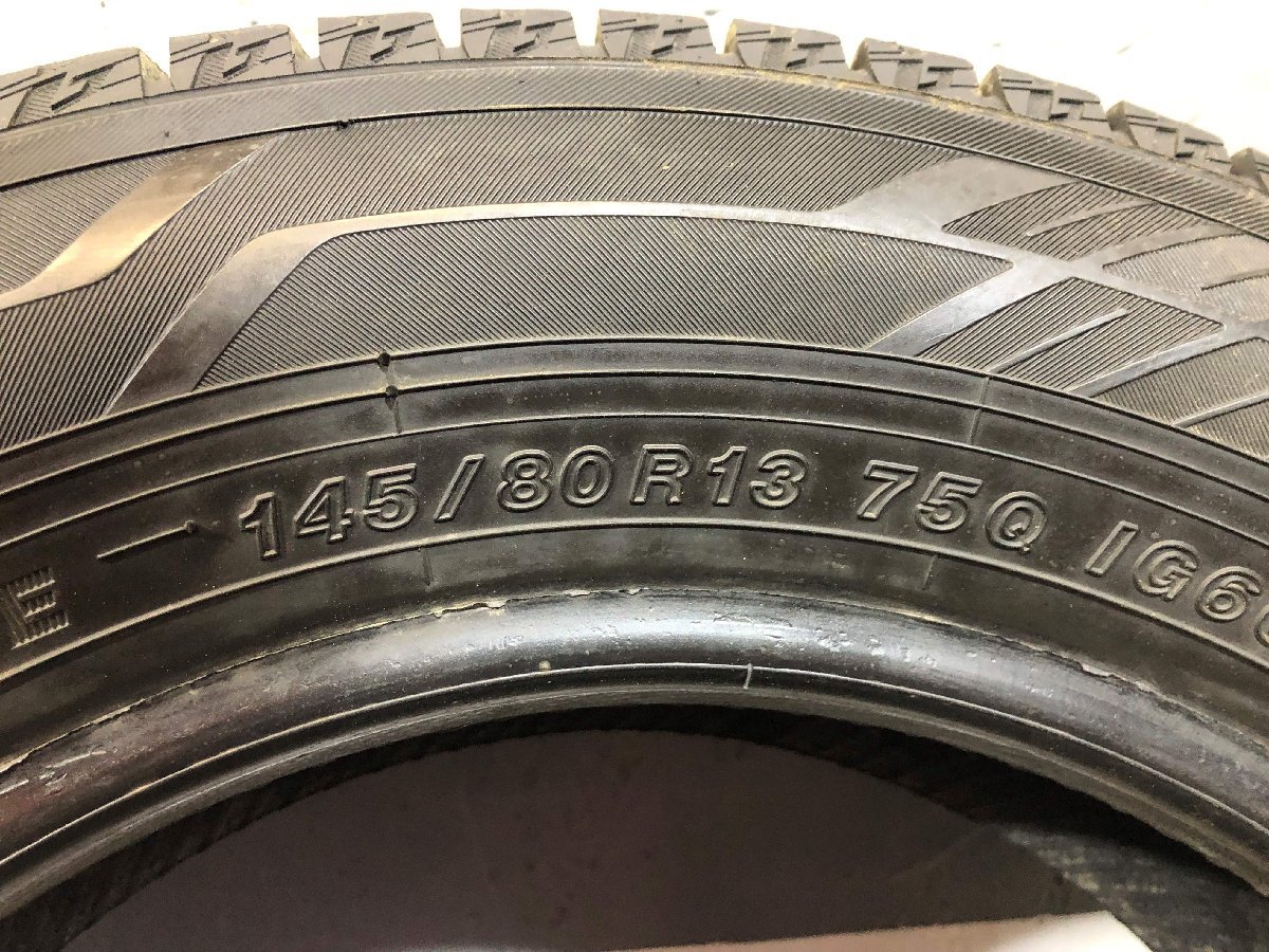 ヨコハマ アイスガード6 iG60 145/80R13 4本 2021年製 2796 スタッドレスタイヤ (沖縄県・離島は発送不可)_画像8