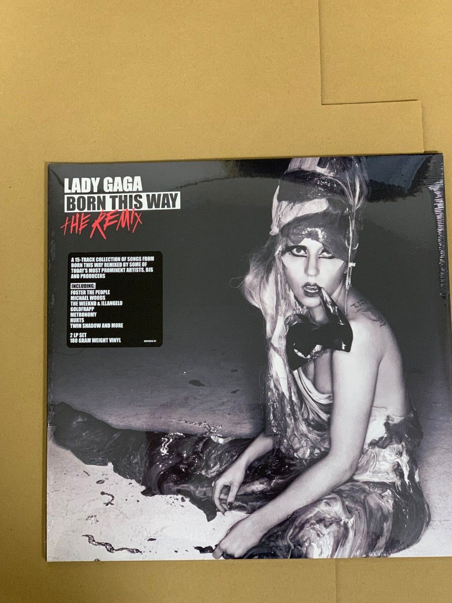 Lady gaga レディーガガ Born This Way The Remix 鬼レア 2xLP Vinyl レコードUS 盤