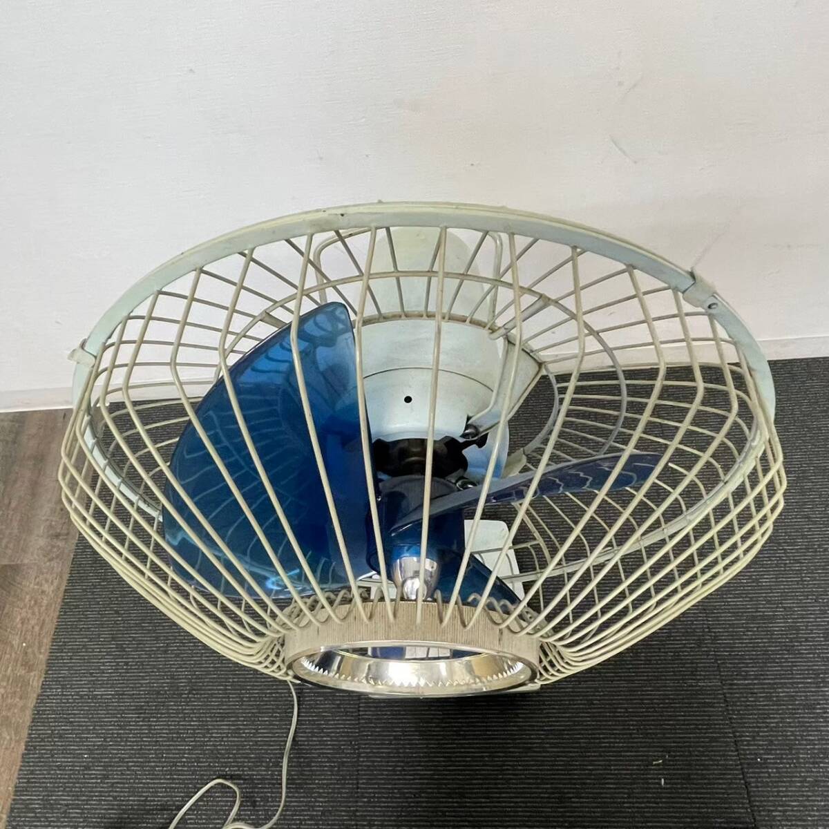 R475-K51-644 HITACHI 日立 25CM DESK FAN 扇風機 昭和レトロ H-523 通電OK_画像8