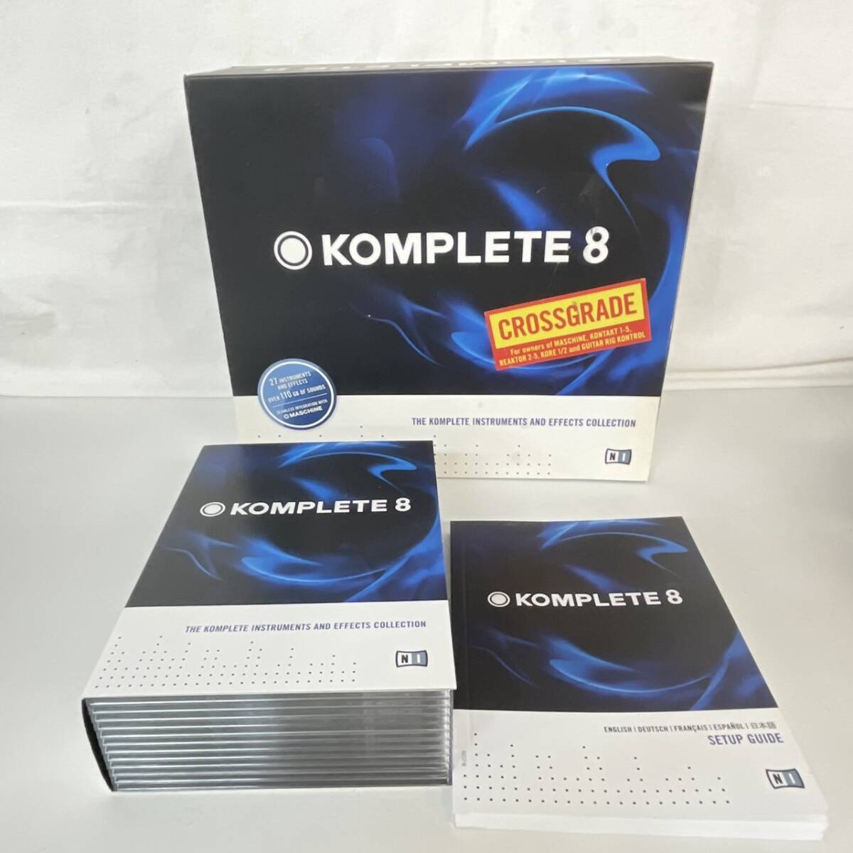 T426-K32-3766 Native Instruments KOMPLETE 8 音楽制作ソフトウェア セットアップガイド/箱付きの画像1