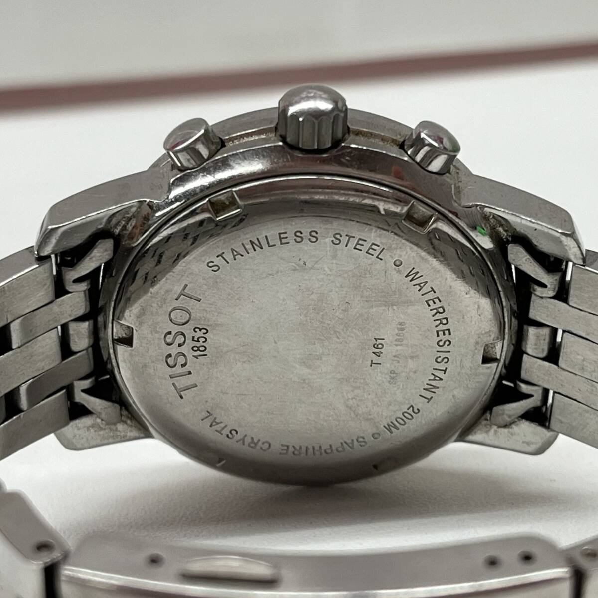 R134-K54-38 TISSOT Tissot 1853 T 461 чёрный циферблат мужские наручные часы чёрный циферблат Date PRC200