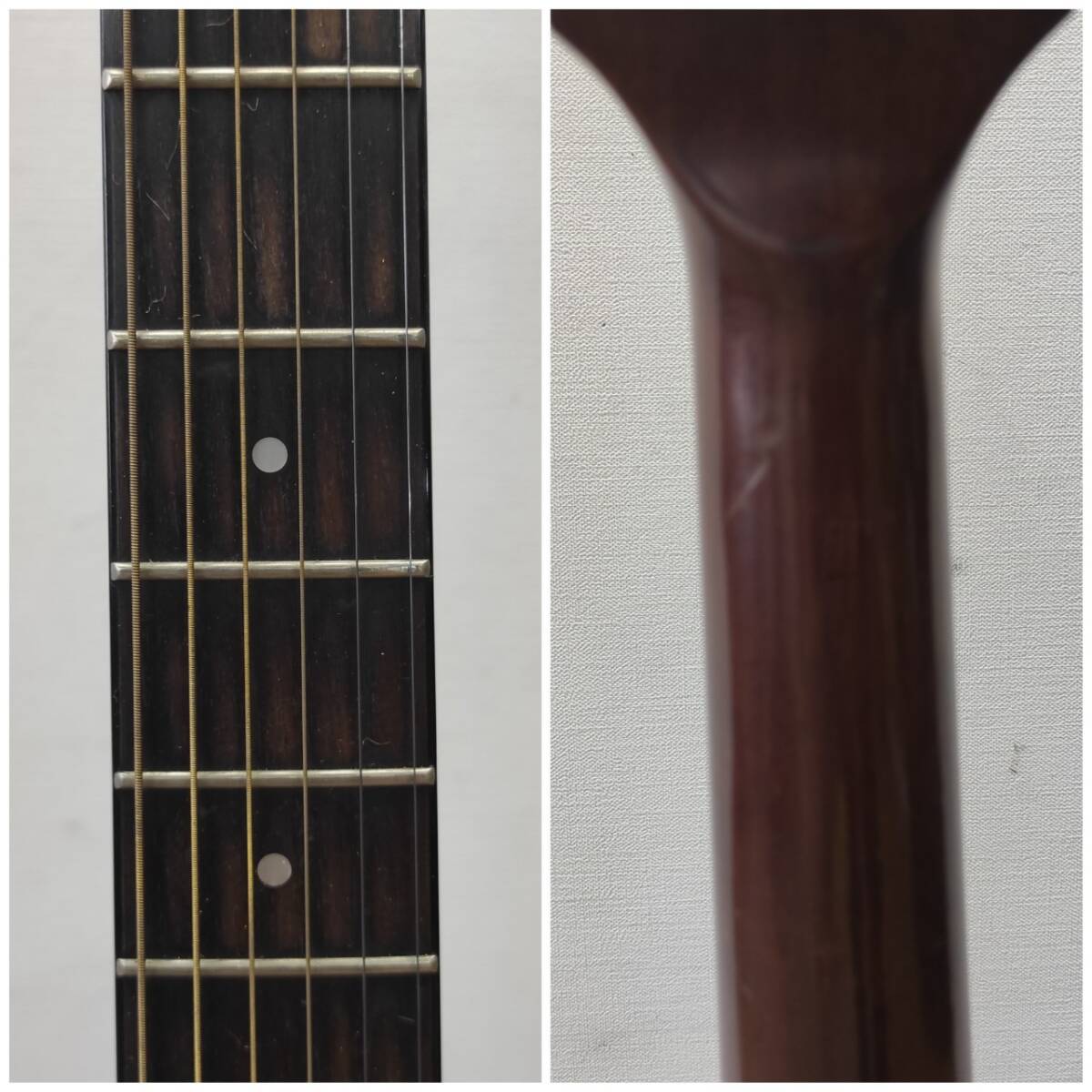 W617-K32-4147* Morris Morris WG-25 acoustic guitar akogi made in Japan case attaching 