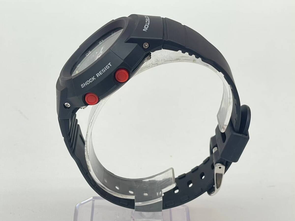 S238-O32-1227 CASIO カシオ G-SHOCK ジーショック AWG-M520 PROTECTION アナデジ ブラック タフソーラー メンズ腕時計 稼働の画像3