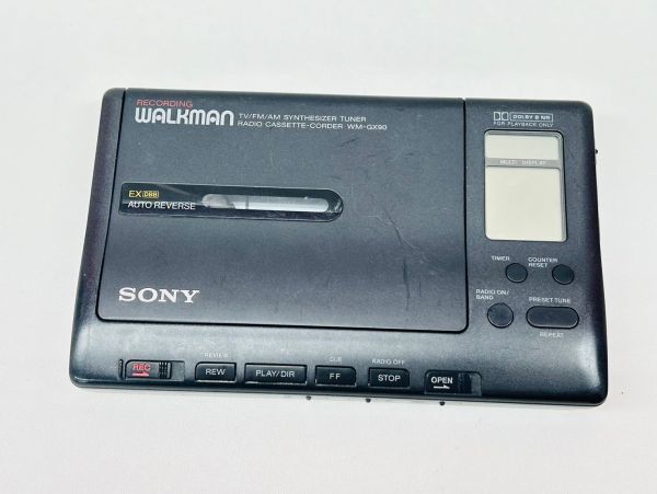 X520-K44-3452 SONY ソニー WALKMAN ウォークマン WM-GX90 ラジオカセットレコーダー イヤホン付き_画像3