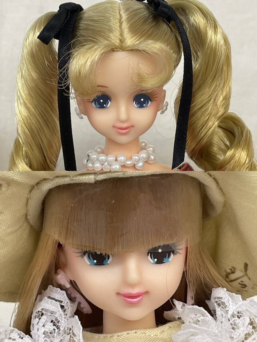U411-O43-372 TAKARA タカラ リカちゃん キャッスル 着せ替え人形 5点セット 箱付き 人形 ドレス 女の子