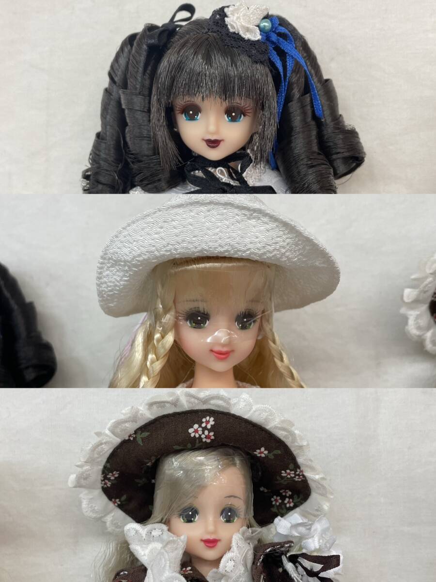 U409-O43-371 TAKARA タカラ リカちゃん キャッスル 5点セット 着せ替え人形 洋服 ドレス 箱付きの画像3