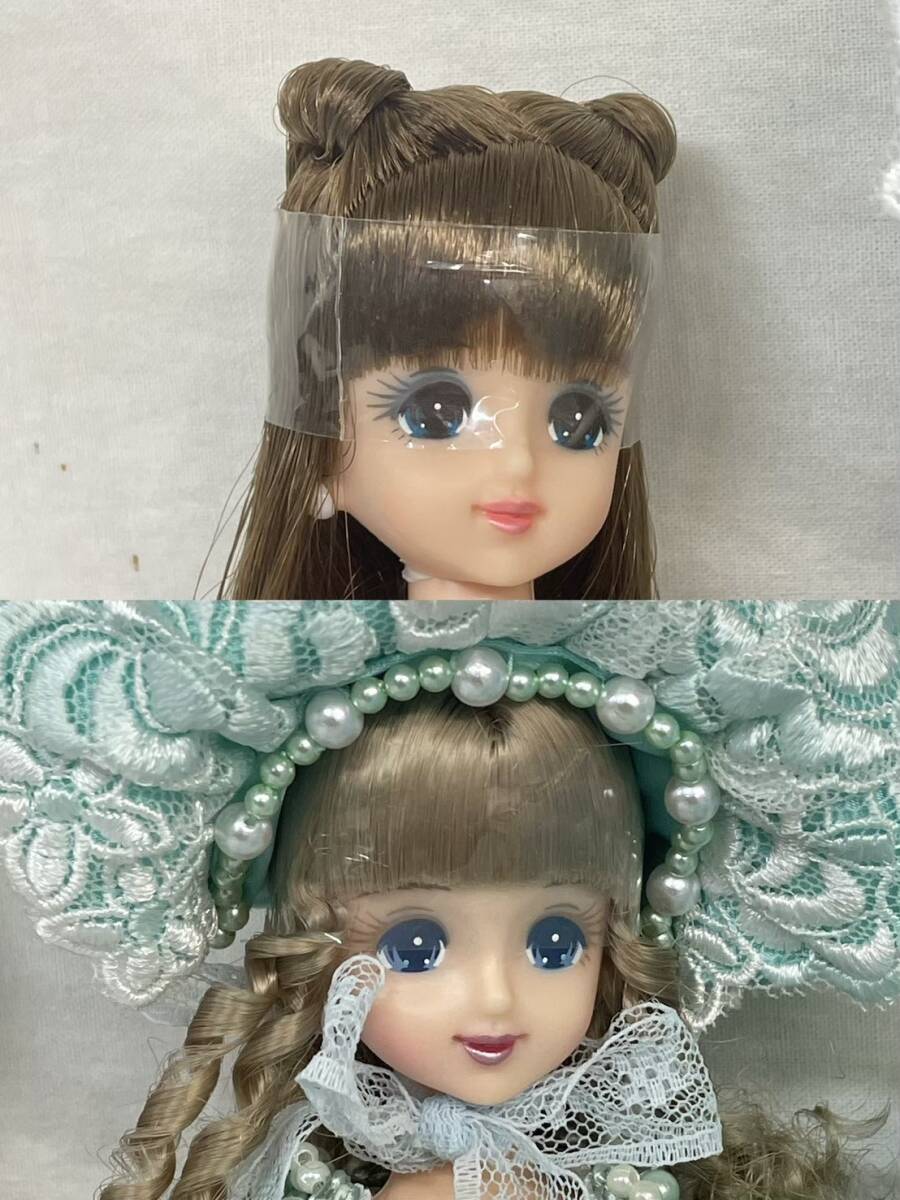 R473-O43-520 TAKARA タカラ エクセリーナ ジェニー 人形 着せかえ人形 4点セット ドレス ワンピースの画像10