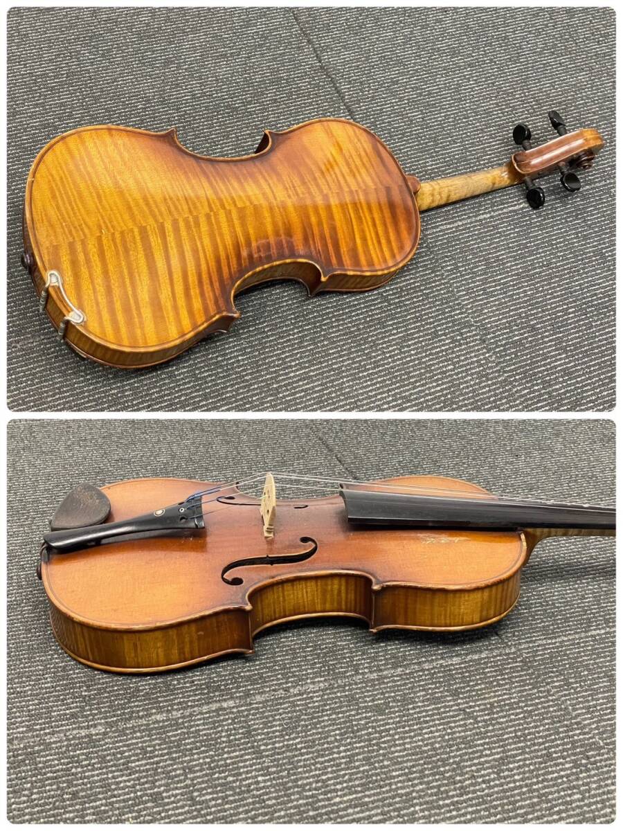 W319-K46-1249 Suzuki Violin スズキバイオリン MASAKICHI.SUZUKI No.7 弦楽器 弓/ハードケース付き_画像7