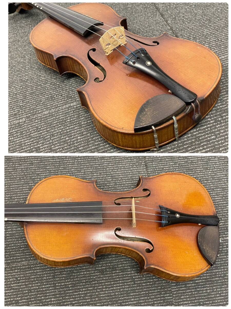 W319-K46-1249 Suzuki Violin スズキバイオリン MASAKICHI.SUZUKI No.7 弦楽器 弓/ハードケース付き_画像10