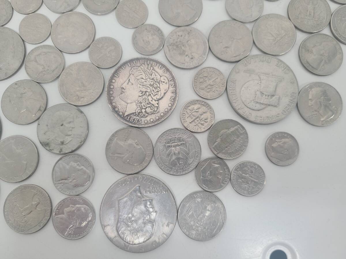 [BF-8366][1 иен ~]LIBERTY COIN. суммировать Liberty серебряная монета годы предмет античный память медаль полная масса 472g текущее состояние хранение товар 
