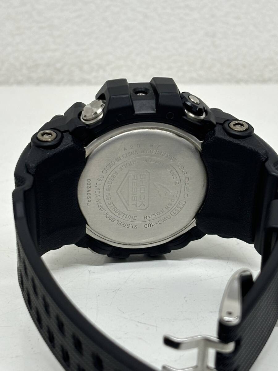 【BF-8093】【1円～】 GASIO G-SHOCK ジーショック マッドマスター GWG-100-1AJF 時計 稼働品 中古品 保管品 現状品の画像5
