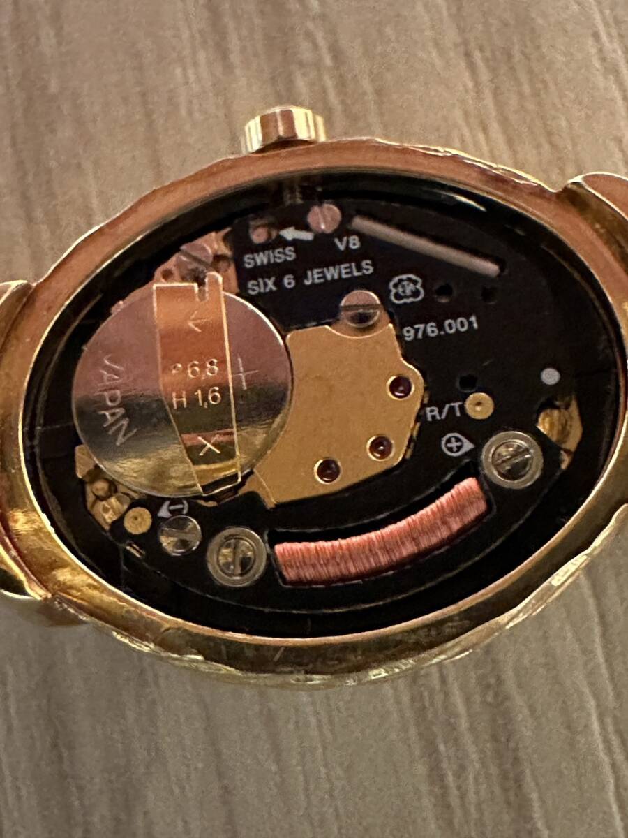【YOI-145】ROYAL 平和堂 18K H&CO 10029.52 ダイヤ 総重量32.8g レディース時計 腕時計 金無垢 クォーツ QZ 保管品の画像5