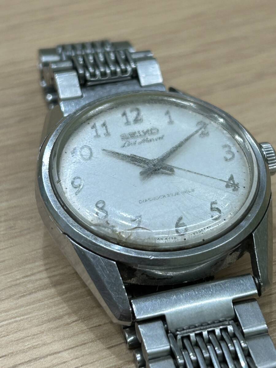 【JV7326】1円スタート SEIKO セイコー 手巻き 時計 ロードマーベル 5740-8000 タツノオトシゴ WATER PROOF 幅約34mm 現状稼働品 保管品_画像3