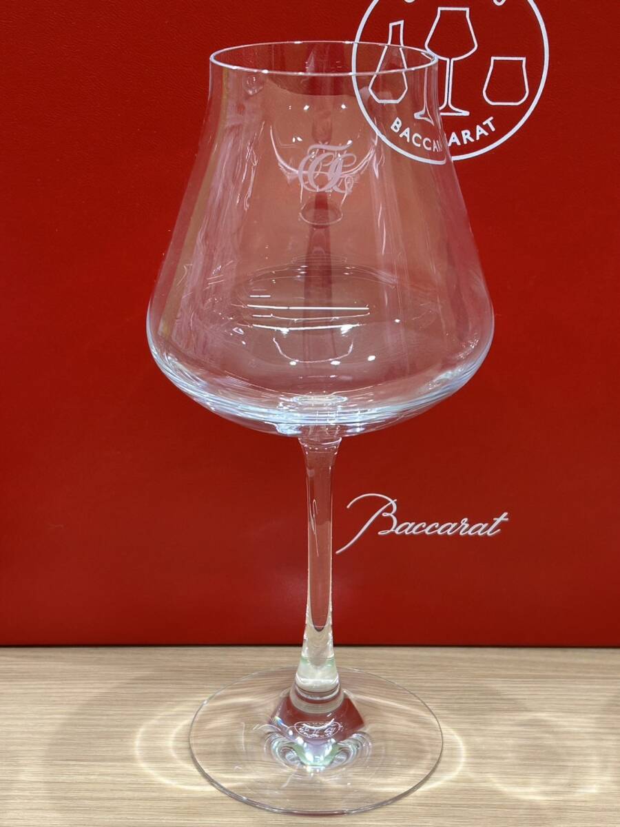 【JV7370】1円スタート Baccarat バカラ シャトー ワイングラス 2客セット クリスタルガラス WINE ワイン用 ペア 箱付き お酒 保管品の画像4