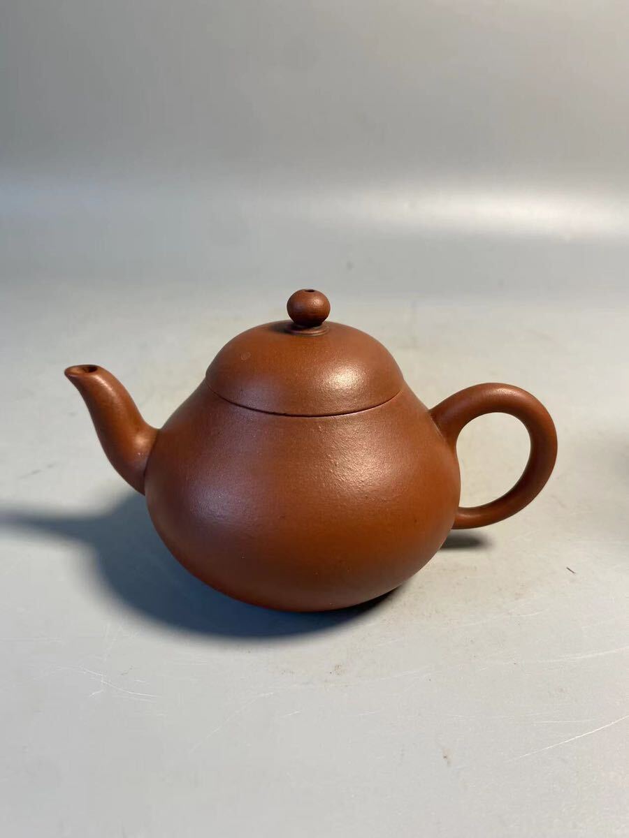 清時代 陶磁器 朱泥 紫泥 白泥 急須 唐物 茶壷 煎茶道具 孟臣 中国宜興 紫砂 中国古玩 中国美術_画像1